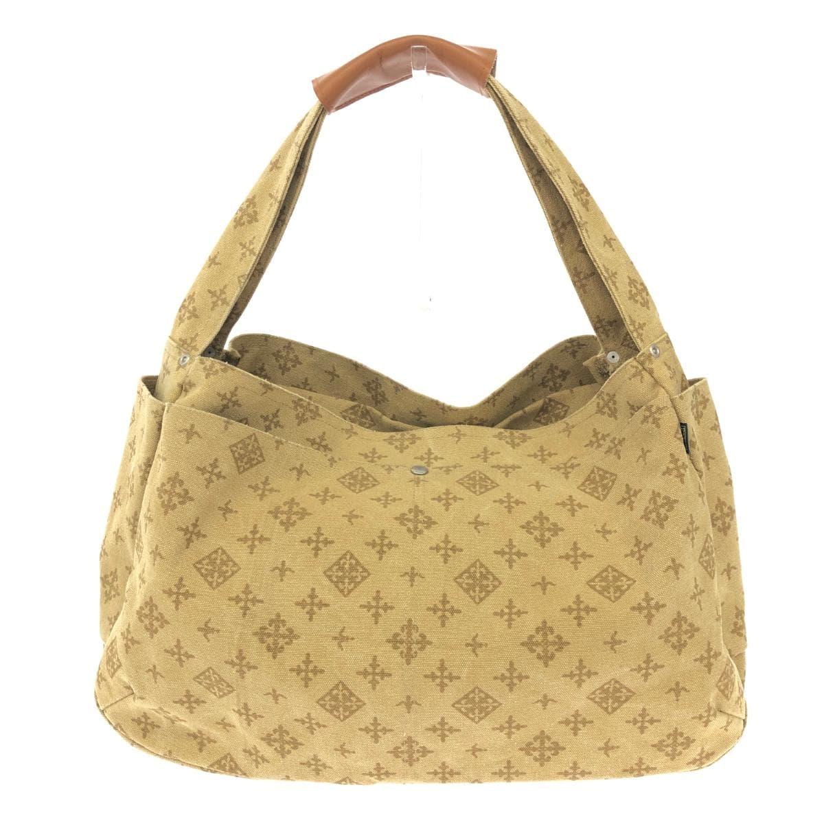 Daily russet Daily Rassit One-Shoulder Bag Good Condition Light Brown Canvas Women's Bag