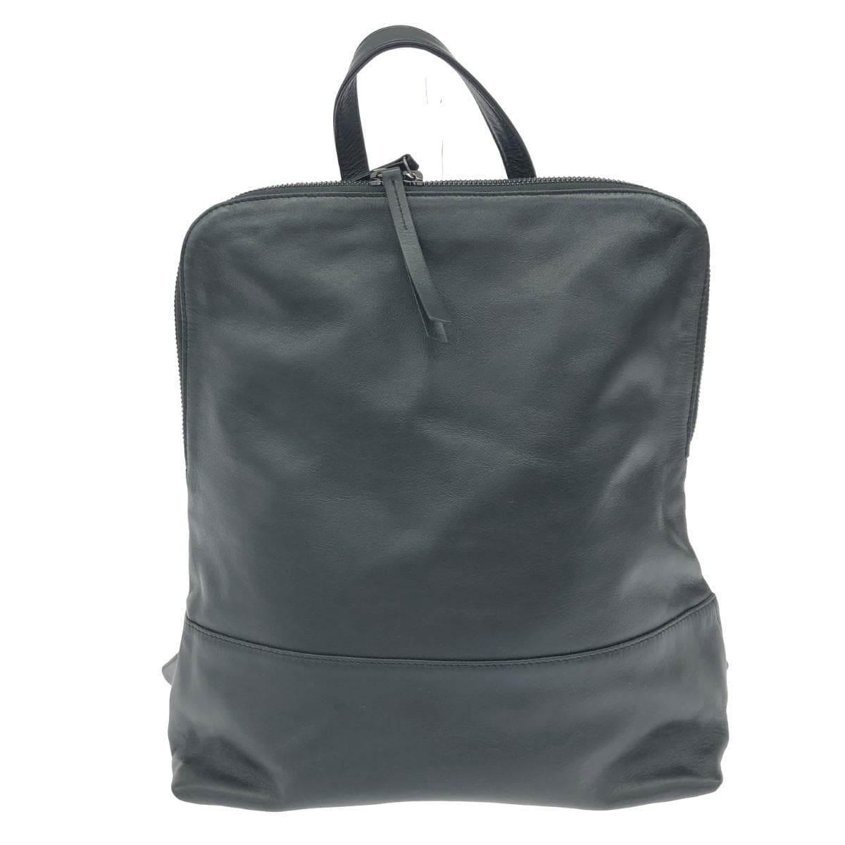 ear PAPILLONNER Backpack Black Leather Women's Backpack Bag