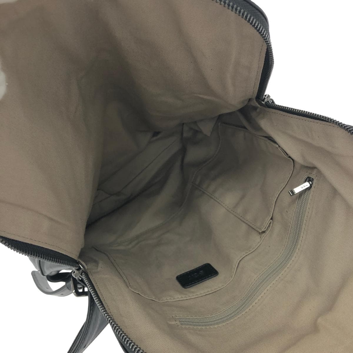 ear PAPILLONNER Backpack Black Leather Women's Backpack Bag 5