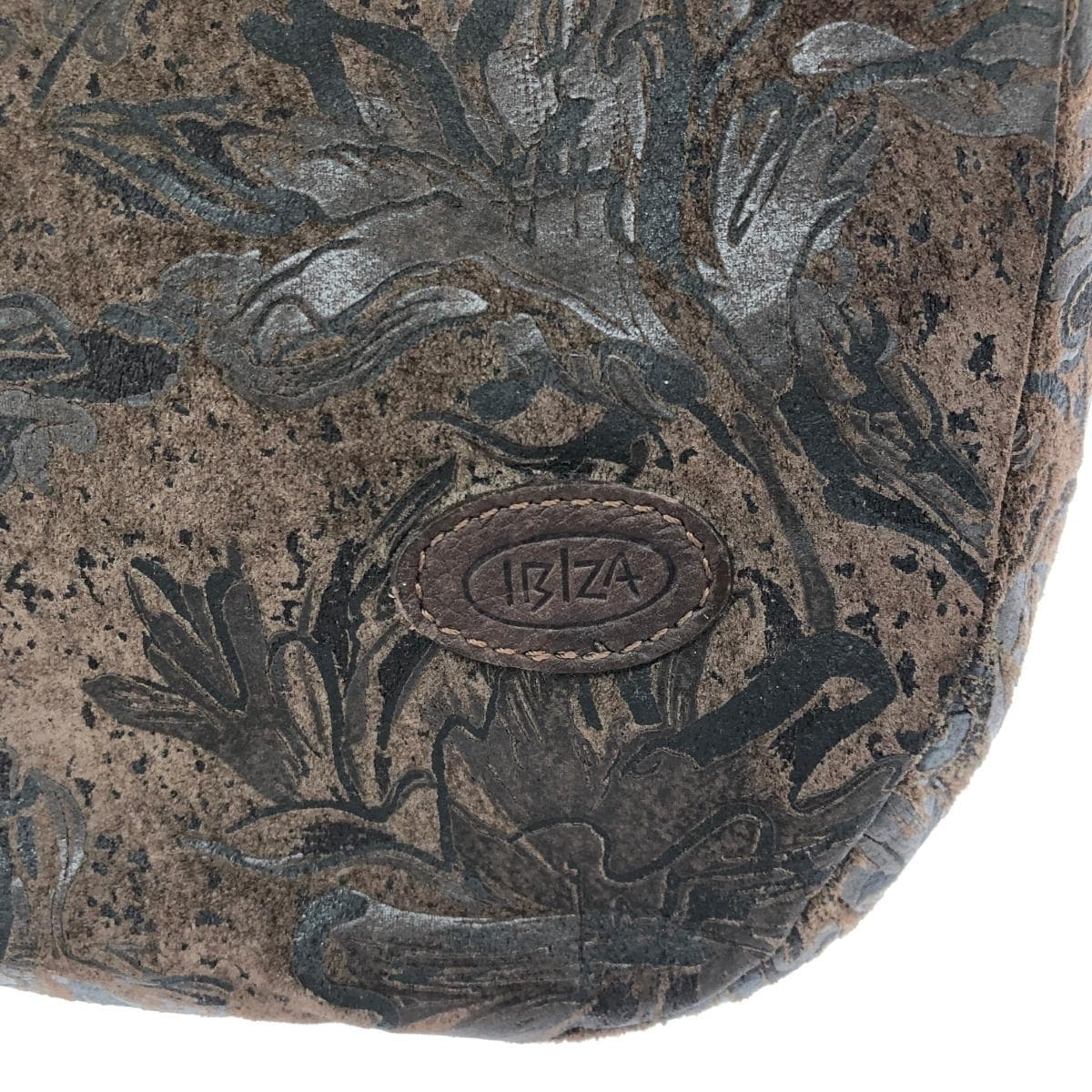 IBIZA handbag in good condition, brown leather drawstring, ladies' bag 8