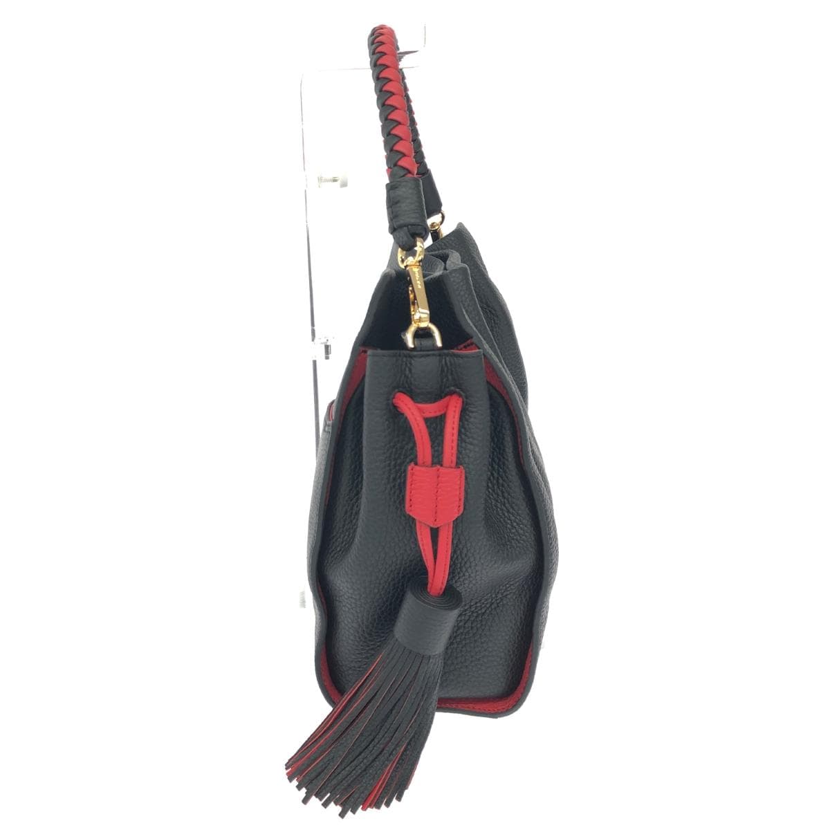 COCOCELUX 2WAY Bag Excellent Condition Red Cowhide Women's Multifunctional Bag 3