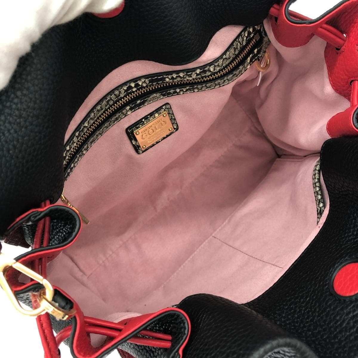 COCOCELUX 2WAY Bag Excellent Condition Red Cowhide Women's Multifunctional Bag 6