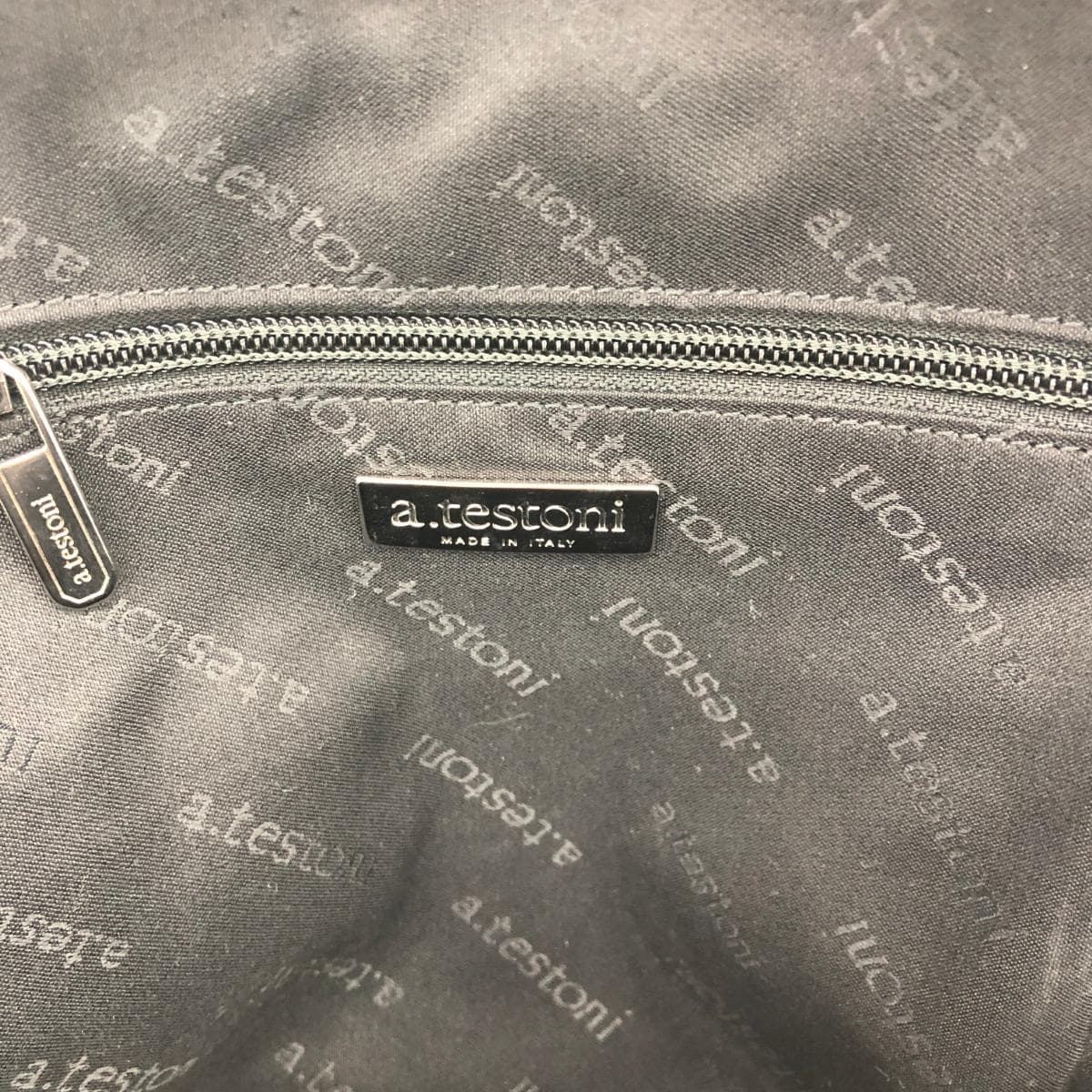 a.testoni Backpack Good Condition Black Leather Studs Women's Backpack Bag 7