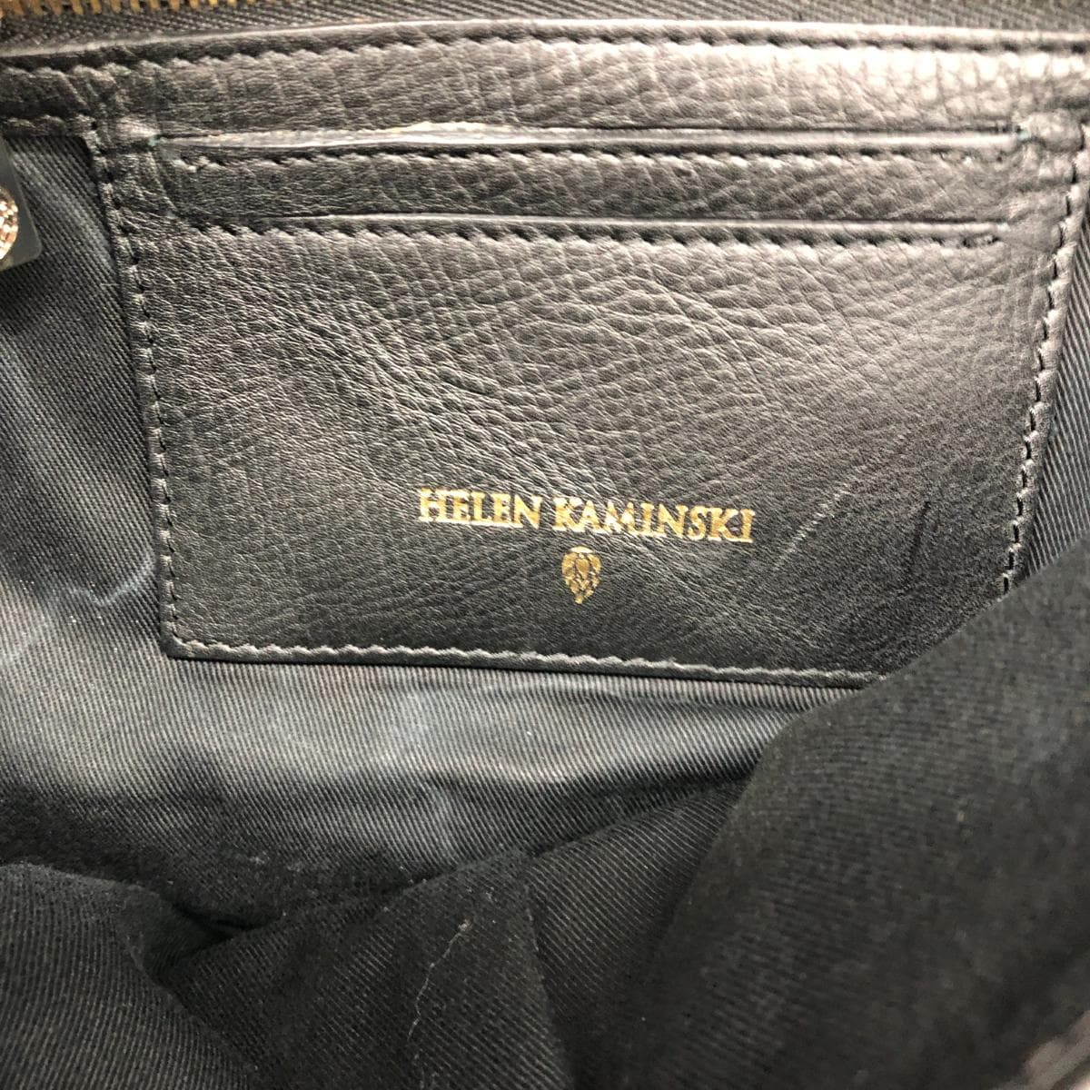 Helen Kaminski Raffia Tote Bag Black/Beige Women's bag 7