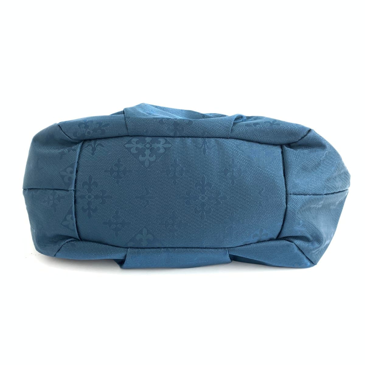 Russet Rassit Large Tote Bag Tote Bag Good Condition Navy Jacquard Monogram Ladies Bag 5