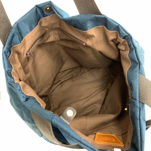 Russet Rassit Large Tote Bag Tote Bag Good Condition Navy Jacquard Monogram Ladies Bag 6