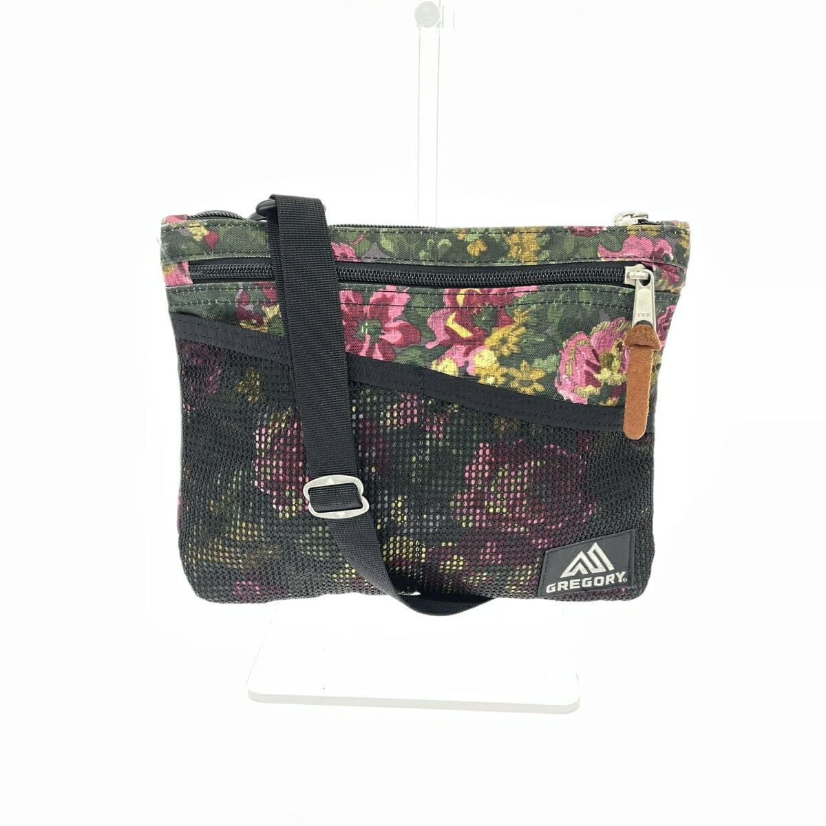 GREGORY Gregory Sacoche Shoulder Bag Khaki Nylon Garden Tapestry Women's Crossbody Bag