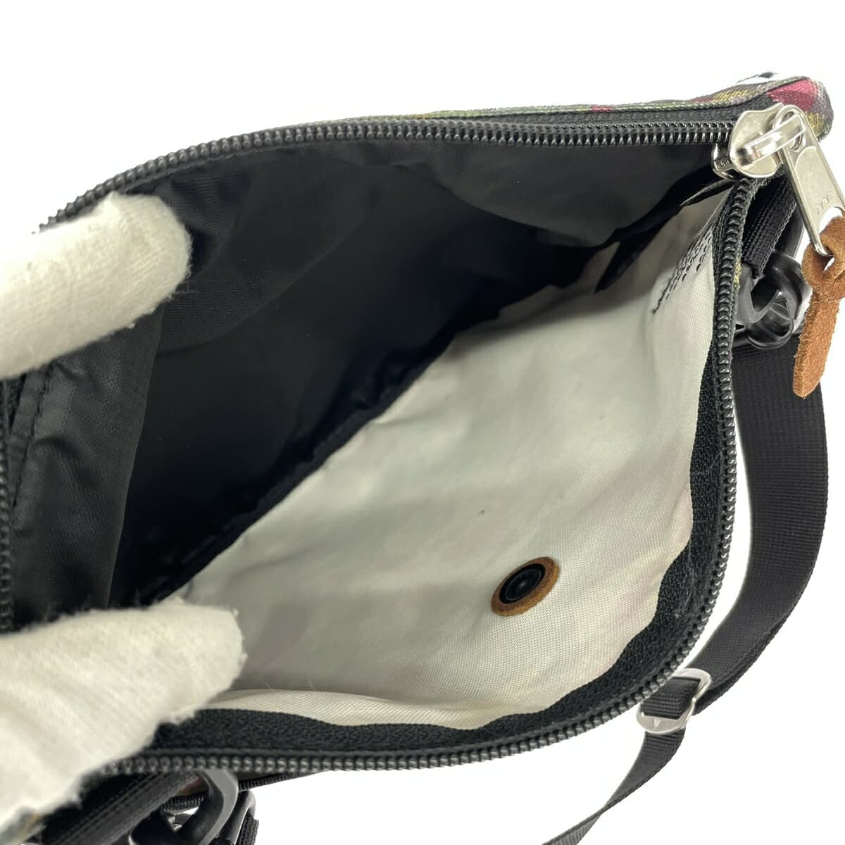 GREGORY Gregory Sacoche Shoulder Bag Khaki Nylon Garden Tapestry Women's Crossbody Bag 6