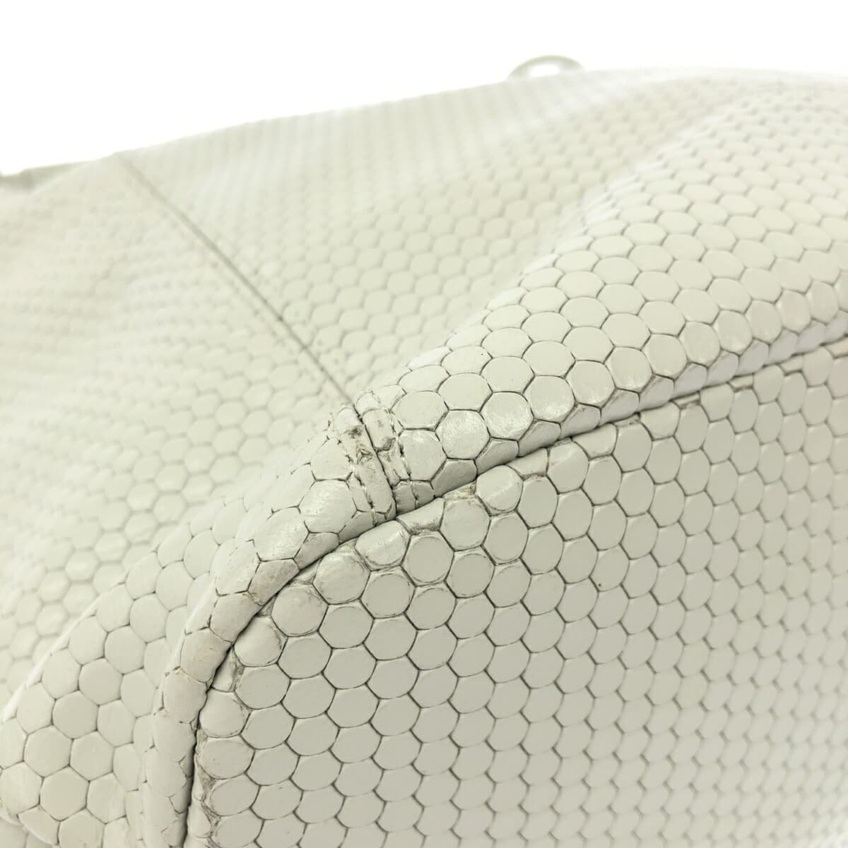 HIROKO HAYASHI Cardinal One-Shoulder Bag Ivory Goat Skin Ladies Bag 6