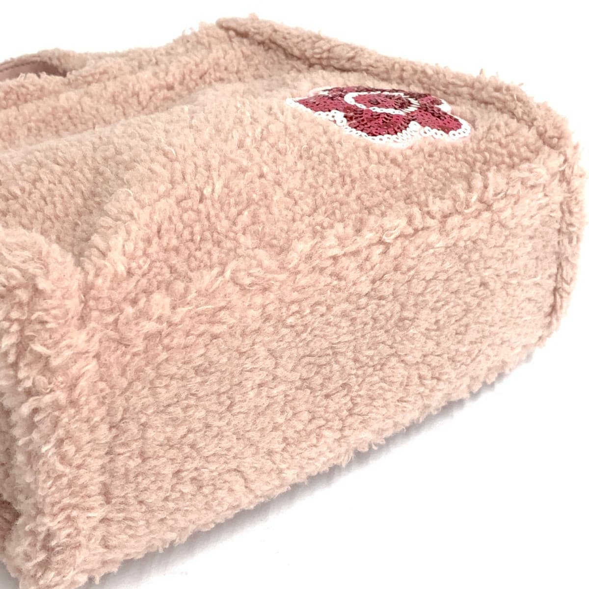 MARY QUANT handbag in good condition, pink, boa, ladies' bag 4