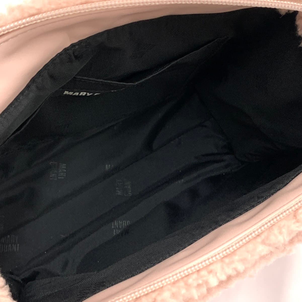 MARY QUANT handbag in good condition, pink, boa, ladies' bag 6