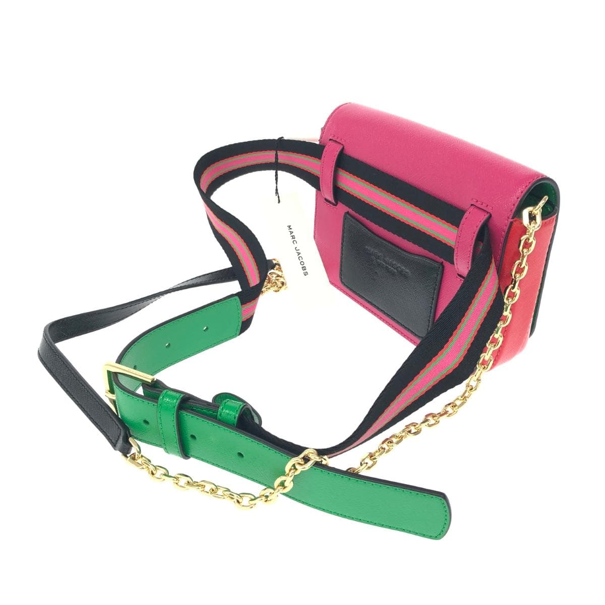 MARC JACOBS Mark Jacobs Body Bag Shoulder Bag Unused Item M0014102 Pink Leather Hip Shot Snapshot 3