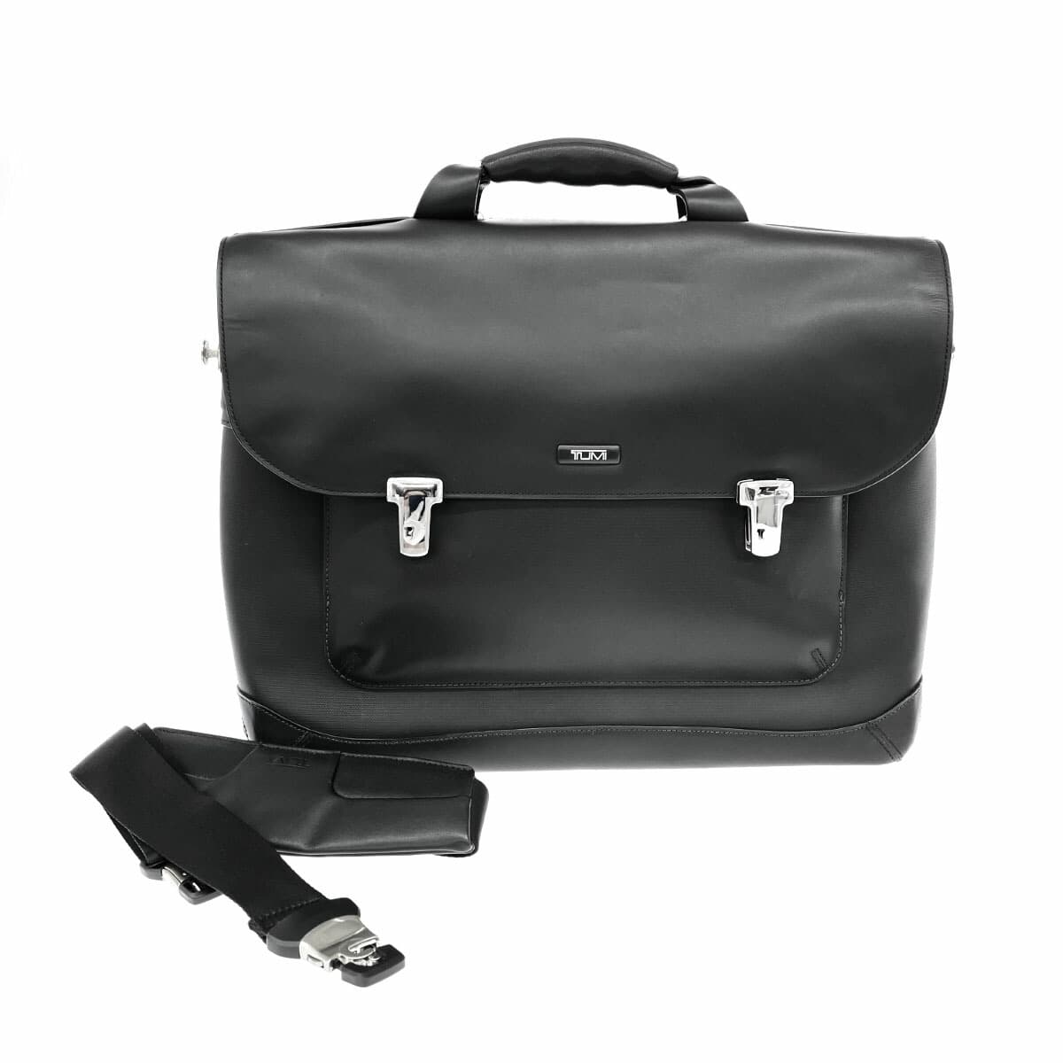 TUMI Formula T TURBO 2WAY Business Bag 2952D Black Nylon × Leather Men's Briefcase Bag Document Bag A4