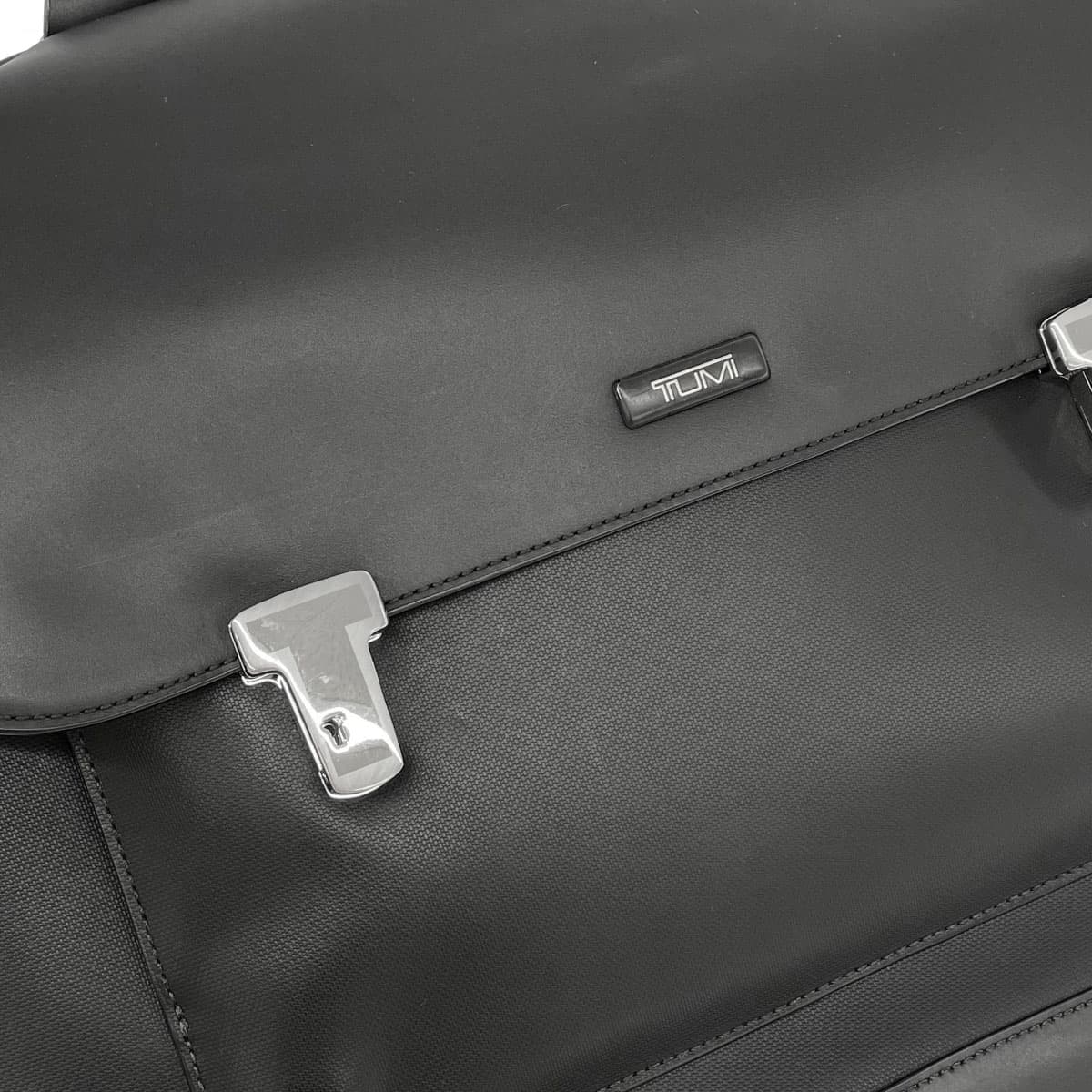 TUMI Formula T TURBO 2WAY Business Bag 2952D Black Nylon × Leather Men's Briefcase Bag Document Bag A4 5