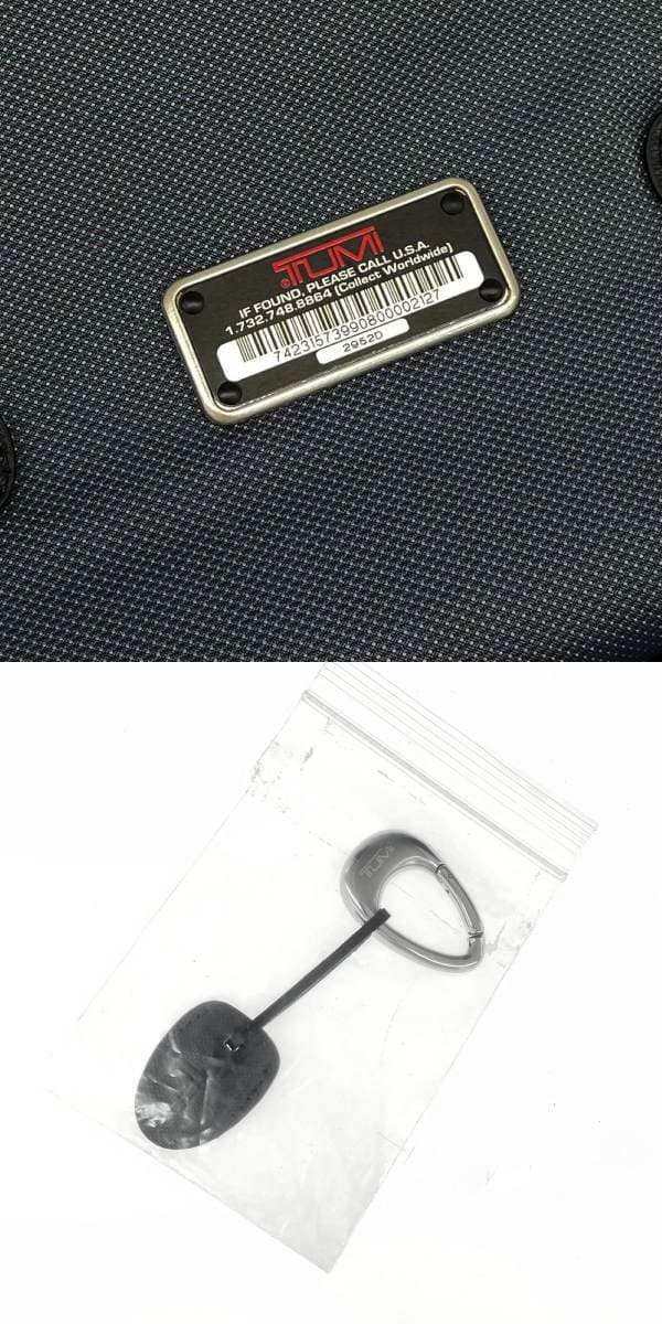 TUMI Formula T TURBO 2WAY Business Bag 2952D Black Nylon × Leather Men's Briefcase Bag Document Bag A4 8