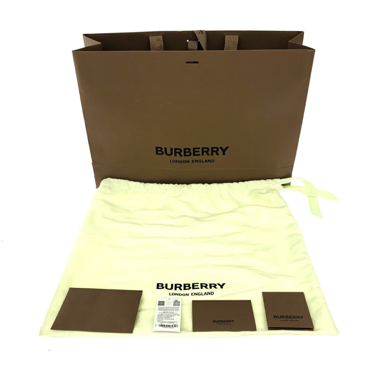 BURBERRY LONDON Burberry London Title Mini 2WAY Bag Excellent Condition 8025267 Beige Leather Vintage Check Women's Multi-functional 9