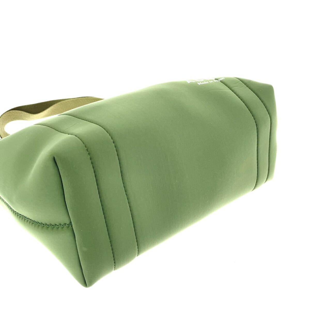 A.D.M.J Accessoires de Mademoiselle Jap The Magic Light Tricot Double Tote Bag Excellent Condition Green Ladies Bag 4