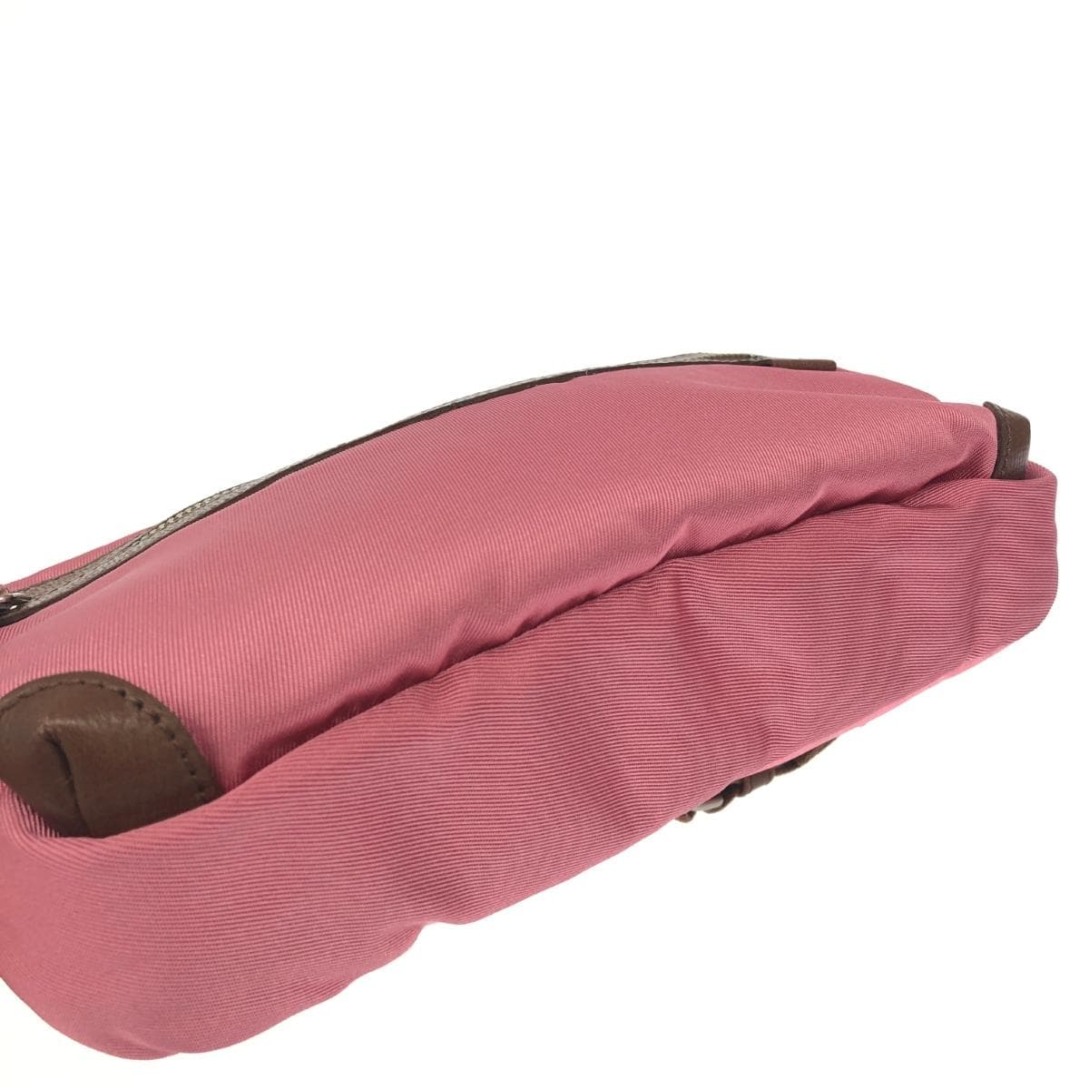 IBIZA Ibiza Body Bag Pink Nylon x Leather Women's Waist Pouch Bag 4