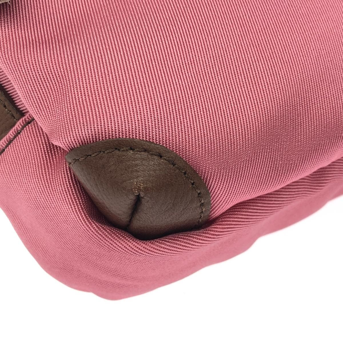 IBIZA Ibiza Body Bag Pink Nylon x Leather Women's Waist Pouch Bag 7