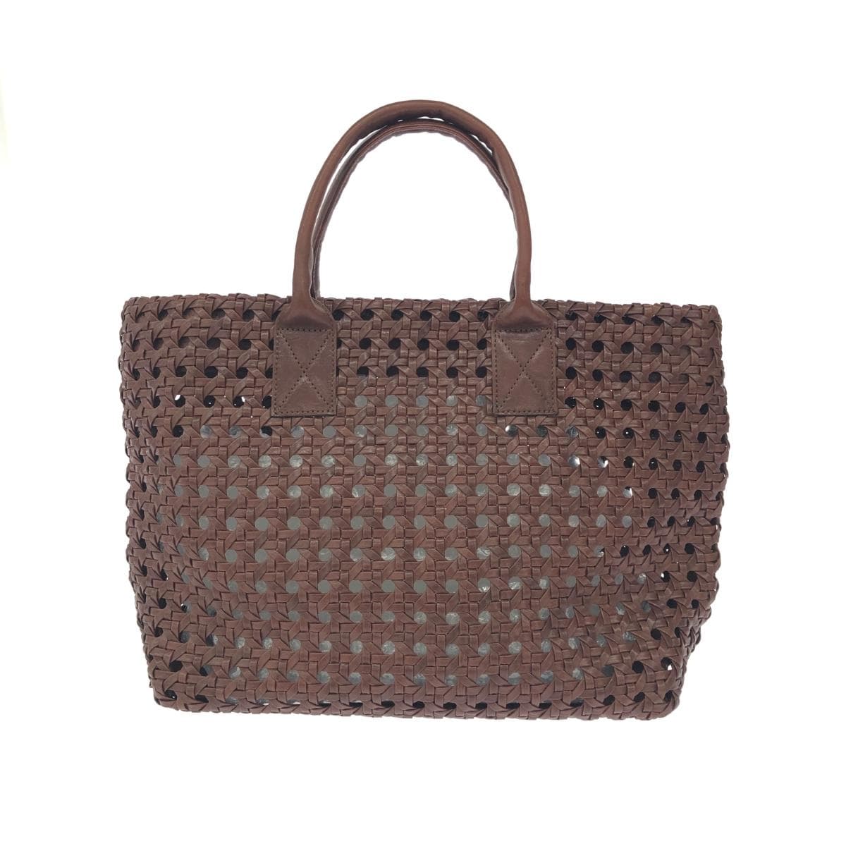 IBIZA Ibiza Artesania Handbag Brown Leather Mesh Women's Bag
