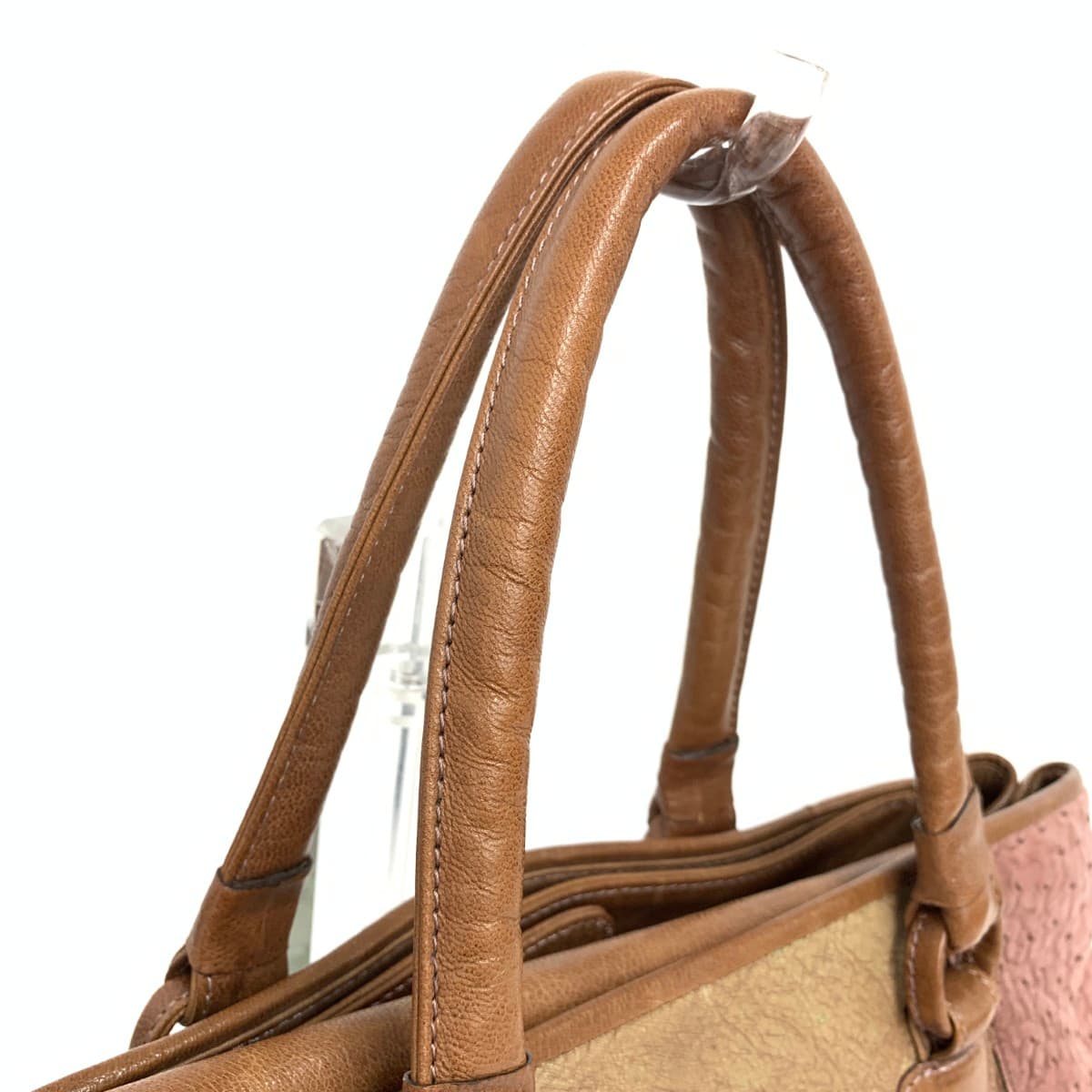 IBIZA Ibiza Tote Bag Good Condition Multi-Color Multi-Leather Patchwork Women's Bag 4