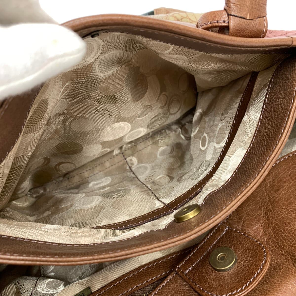 IBIZA Ibiza Tote Bag Good Condition Multi-Color Multi-Leather Patchwork Women's Bag 8