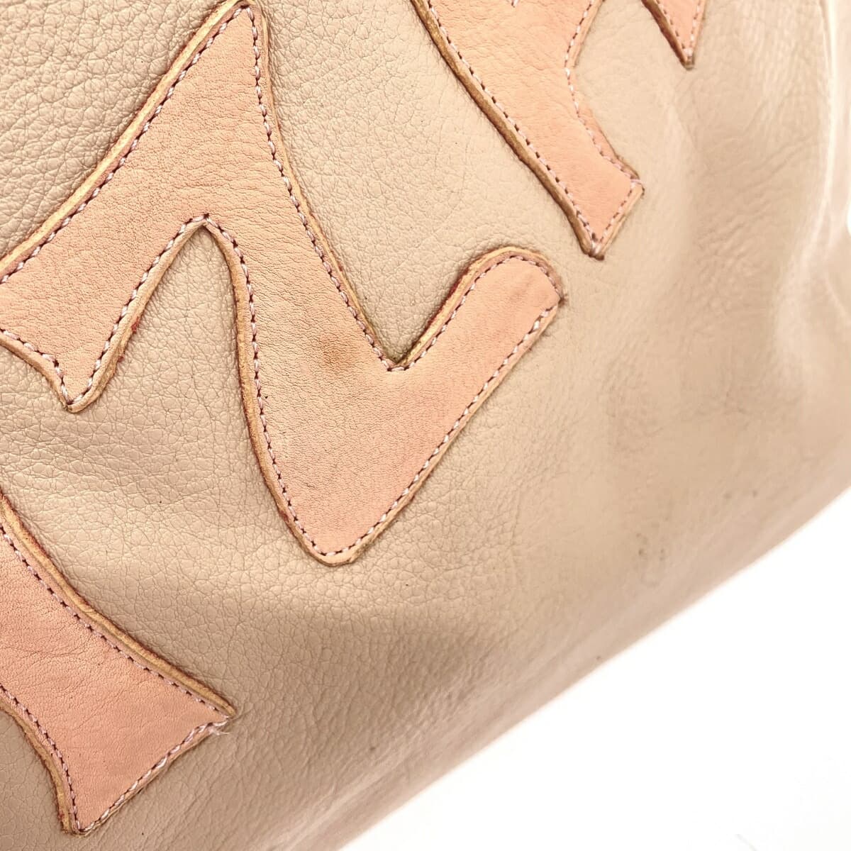 IBIZA Ibiza Tote Bag Leather Logo Women's Bag Salmon Pink 10