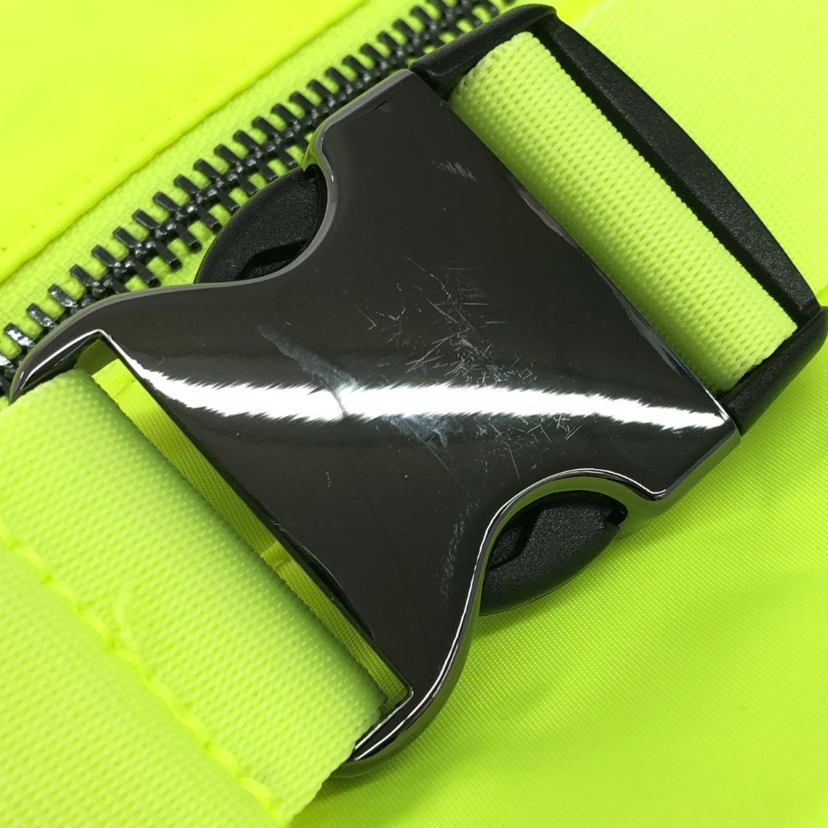 Reebok × Victoria Beckham Body Bag Neon Yellow Nylon Women's Waist Pouch Bag 6