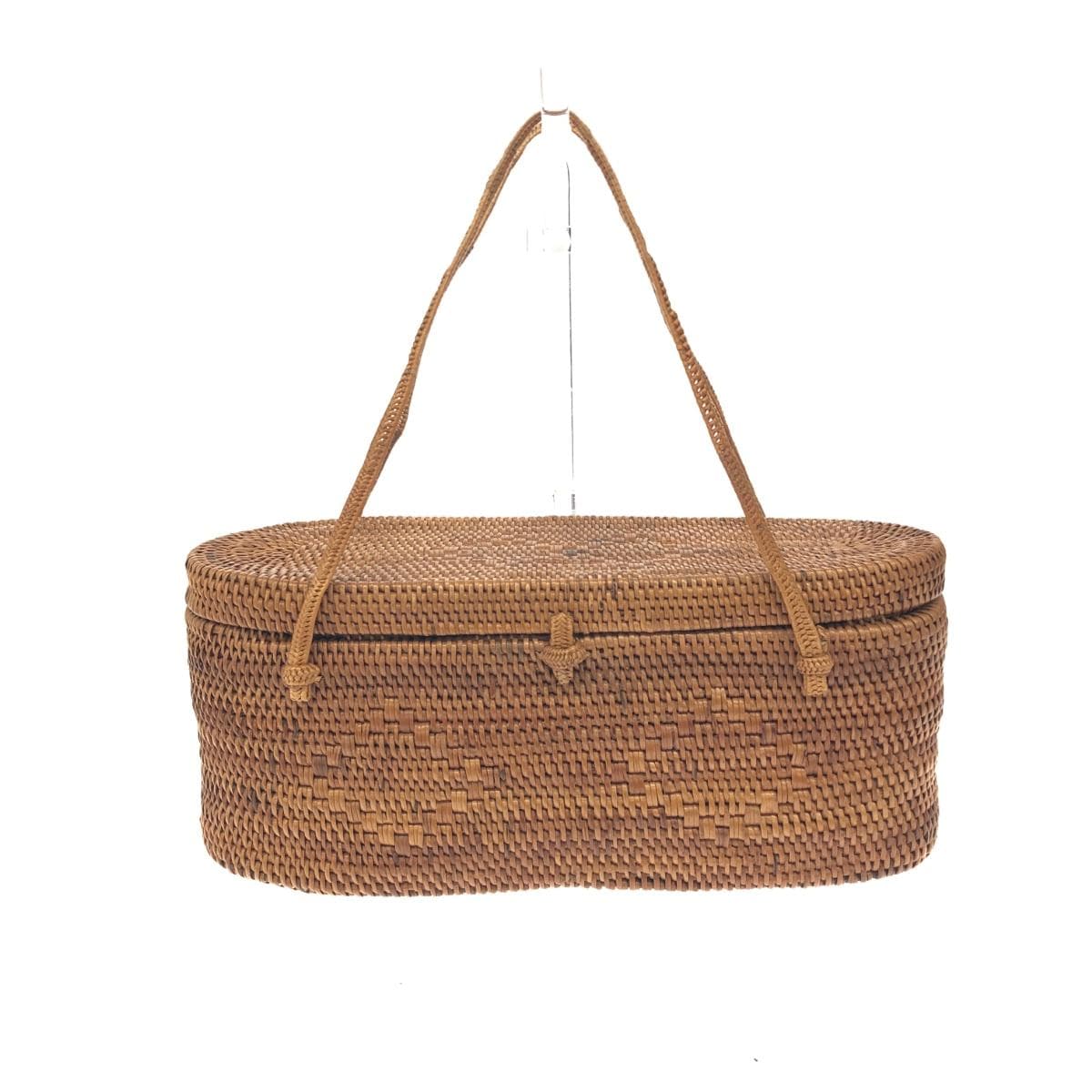 Ata basket bag handbag in good condition, brown, Ata, ladies' bag, purse