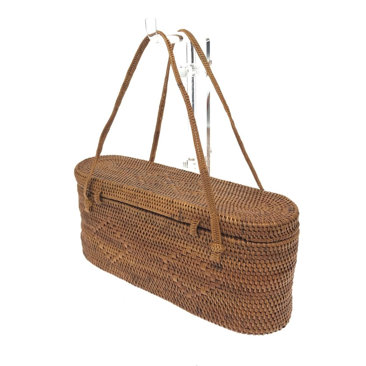 Ata basket bag handbag in good condition, brown, Ata, ladies' bag, purse 3