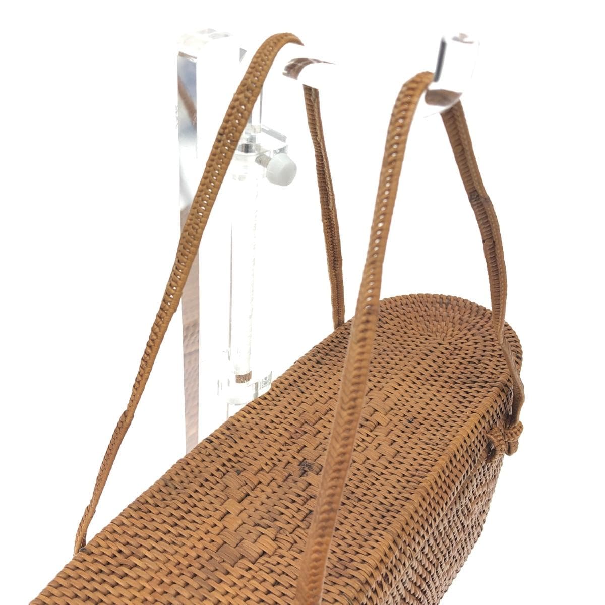 Ata basket bag handbag in good condition, brown, Ata, ladies' bag, purse 4