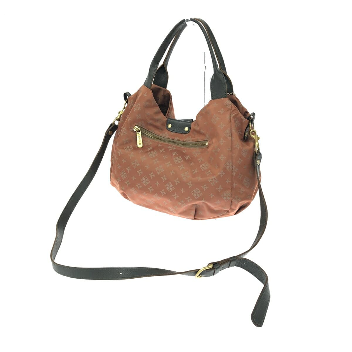 Russet 2WAY bag in good condition, orange nylon, women's multifunctional bag 3