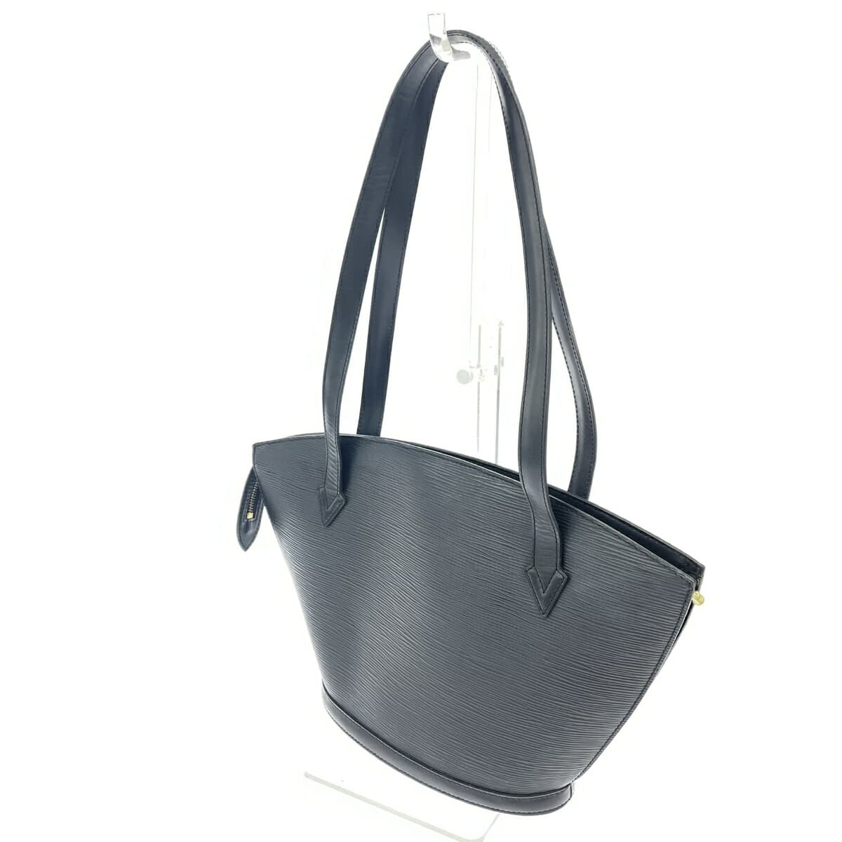 LOUIS VUITTON Louis Vuitton Saint-Jacques Shopping Epi Noir Tote Bag M52262 AS1906 Black Women's Bag 3