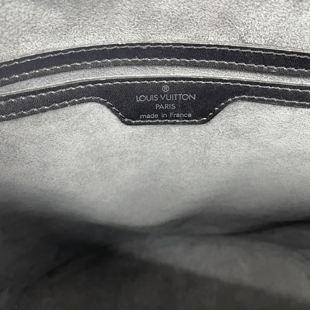 LOUIS VUITTON Louis Vuitton Saint-Jacques Shopping Epi Noir Tote Bag M52262 AS1906 Black Women's Bag 7