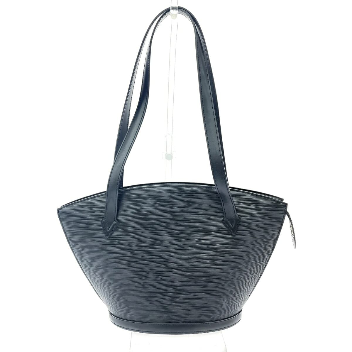 LOUIS VUITTON Louis Vuitton Saint-Jacques Shopping Epi Noir Tote Bag Good Condition M52262 AS0998 Black Ladies Bag