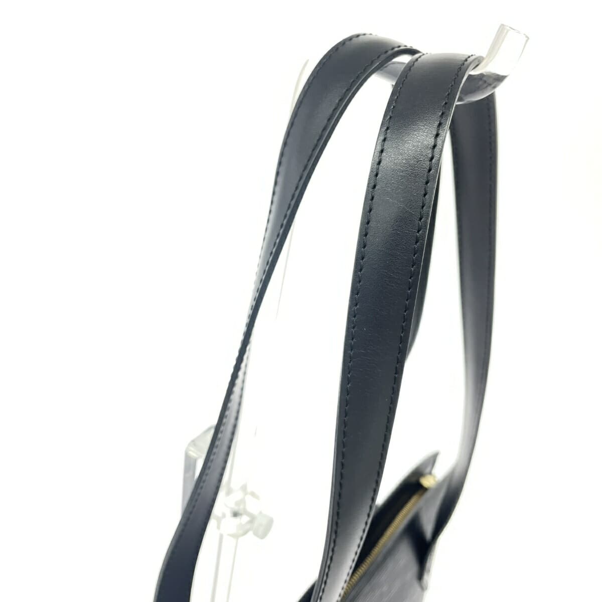 LOUIS VUITTON Louis Vuitton Saint-Jacques Shopping Epi Noir Tote Bag Good Condition M52262 AS0998 Black Ladies Bag 4