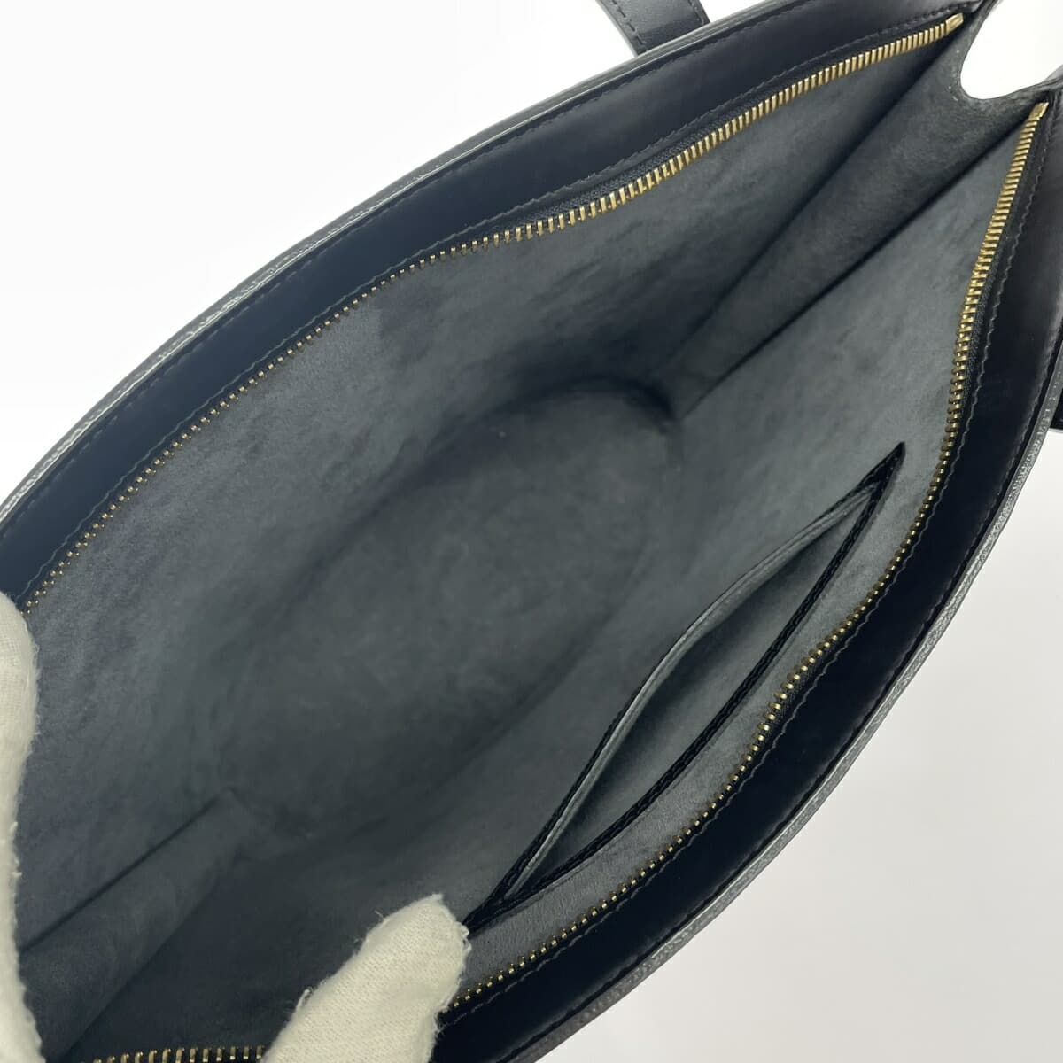 LOUIS VUITTON Louis Vuitton Saint-Jacques Shopping Epi Noir Tote Bag Good Condition M52262 AS0998 Black Ladies Bag 7