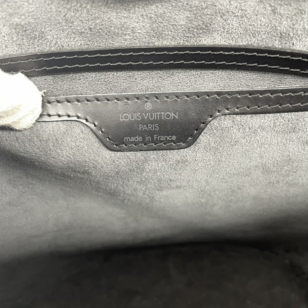 LOUIS VUITTON Louis Vuitton Saint-Jacques Shopping Epi Noir Tote Bag Good Condition M52262 AS0998 Black Ladies Bag 8