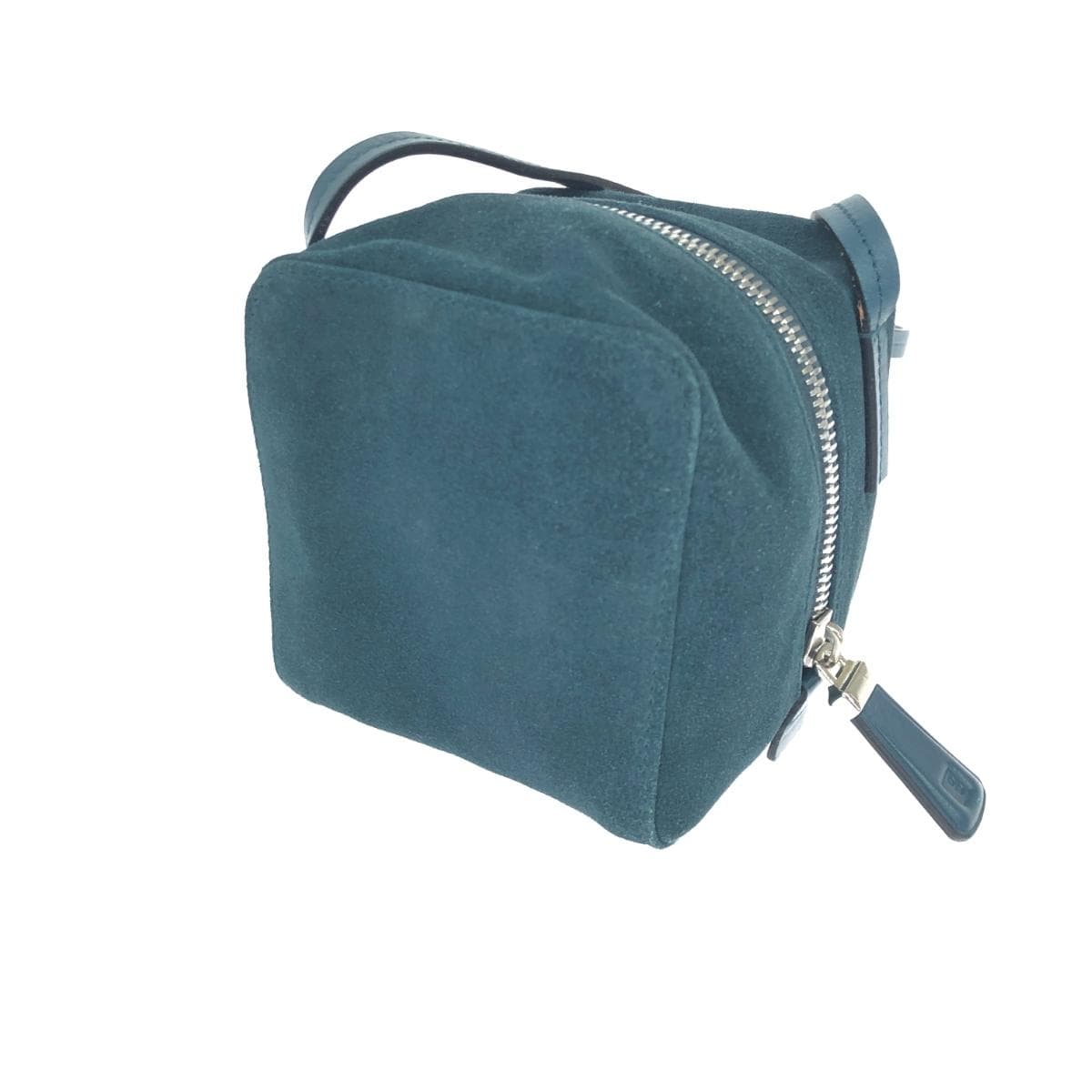 BALLY KORA Shoulder Bag Blue Suede Women's Crossbody Bag 2