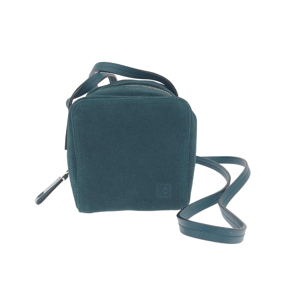 BALLY KORA Shoulder Bag Blue Suede Women's Crossbody Bag 3