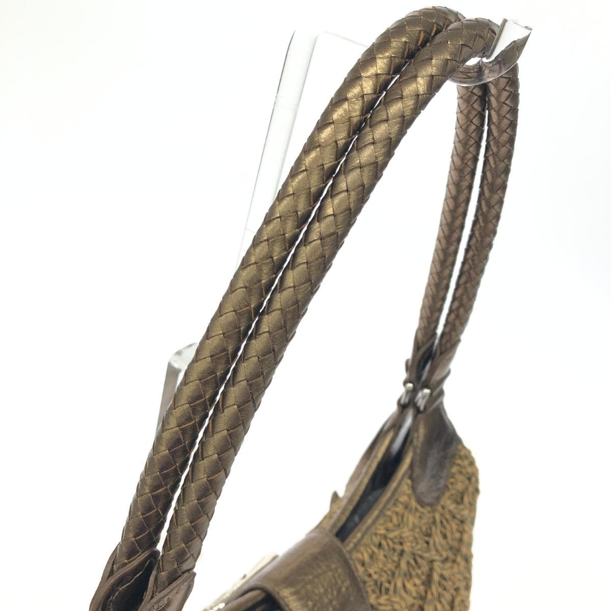 Brighton tote bag in excellent condition, brown, mesh, ladies' bag 4