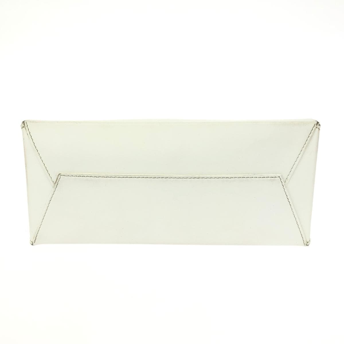 MOSCHINO 2WAY Bag Shopper / Leather White Ladies 5