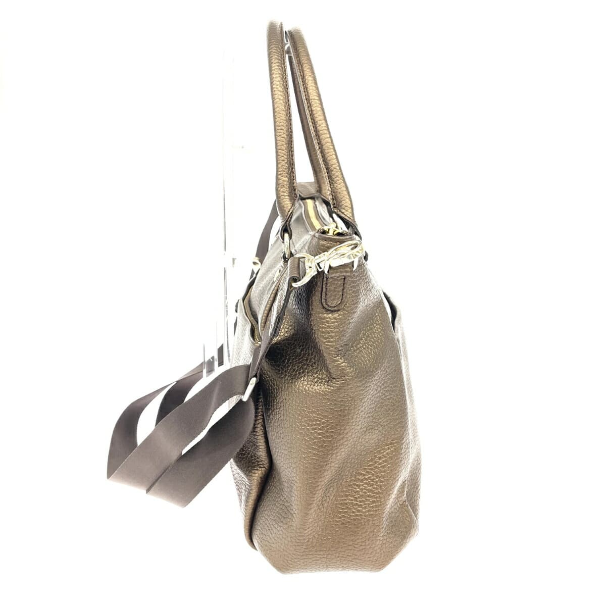 EVEX by KRIZIA 2WAY Bag Leather Brown Women's 2