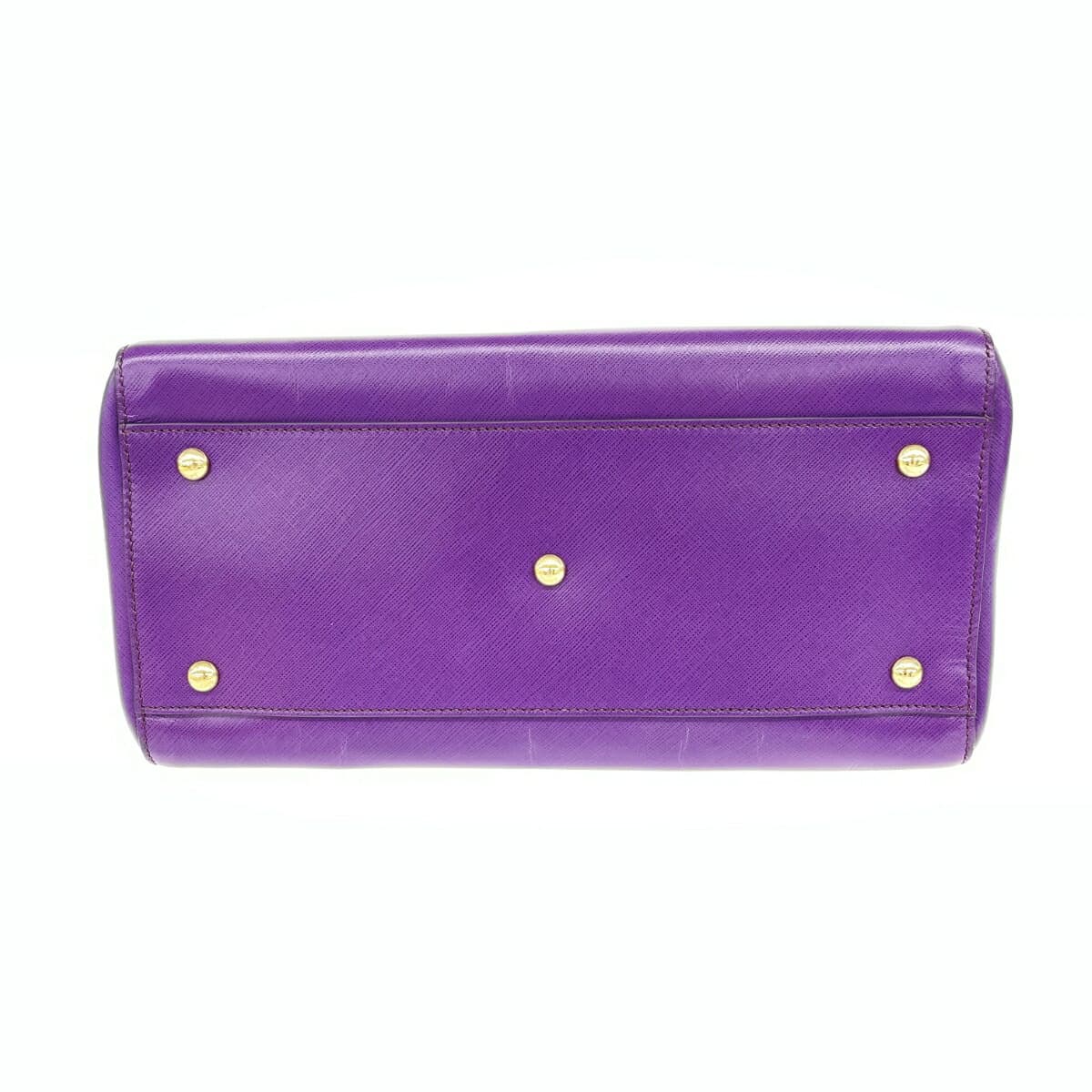 Salvatore Ferragamo 2WAY bag Gancini leather purple for ladies 5
