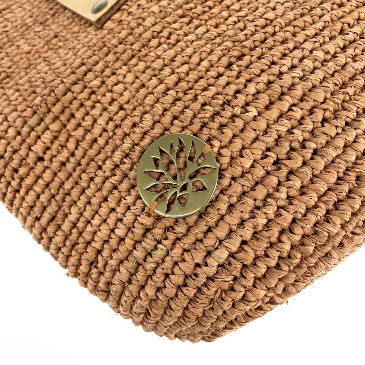 Ivahona basket bag, raffia, brown, ladies 6