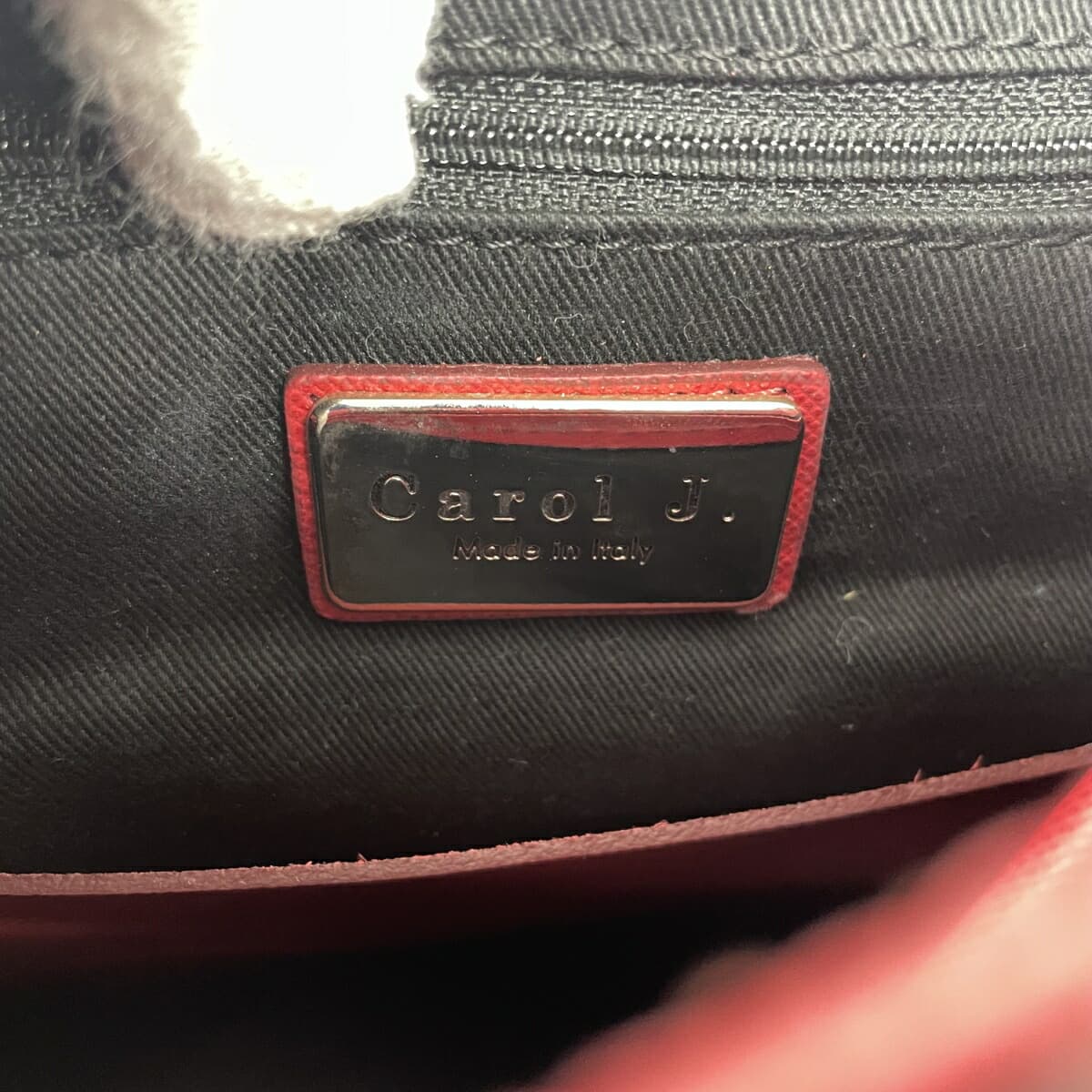 Carol J. 2WAY Bag PVC Red Women's 8