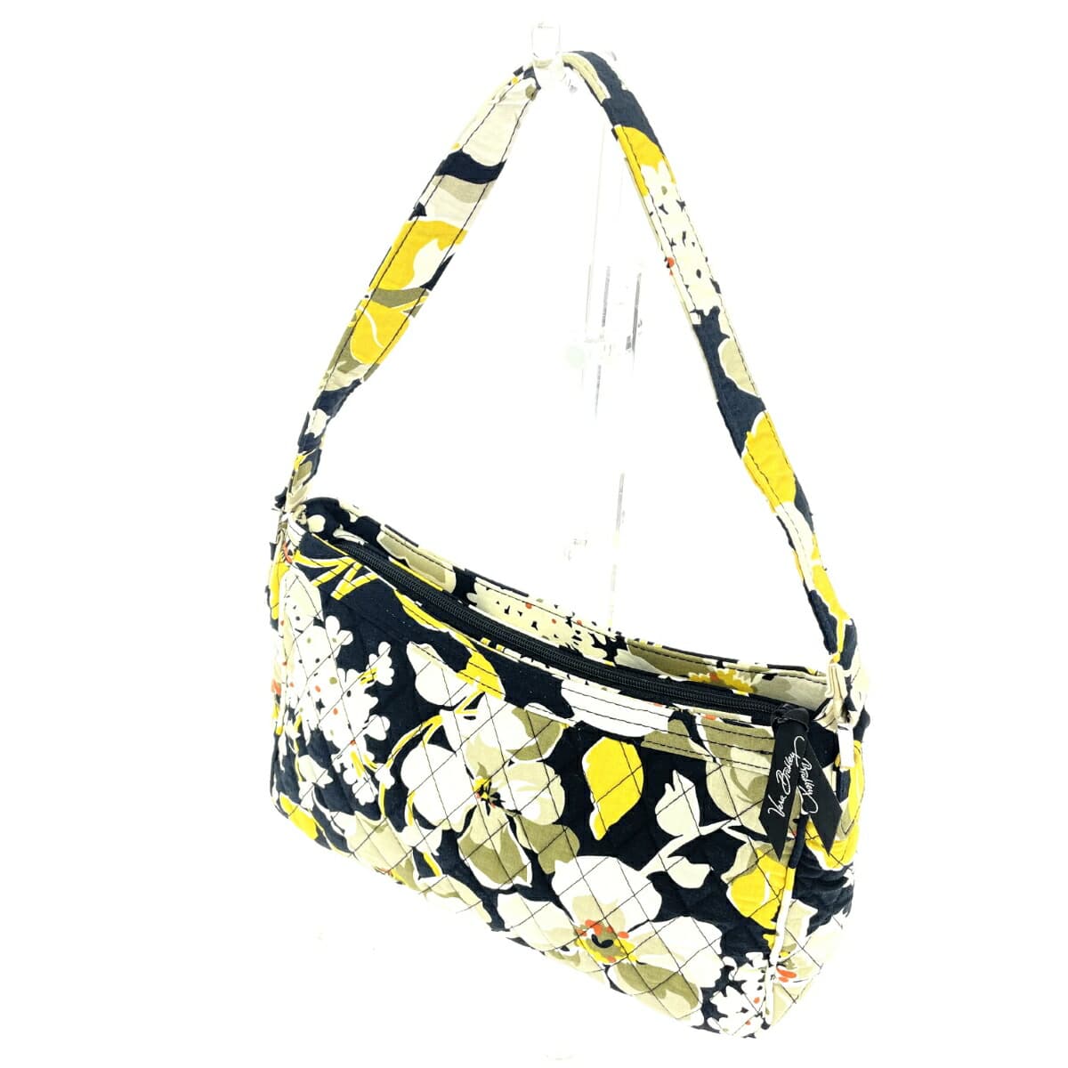 Vera Bradley One Shoulder Bag Quilted Black/Yellow for Women 3