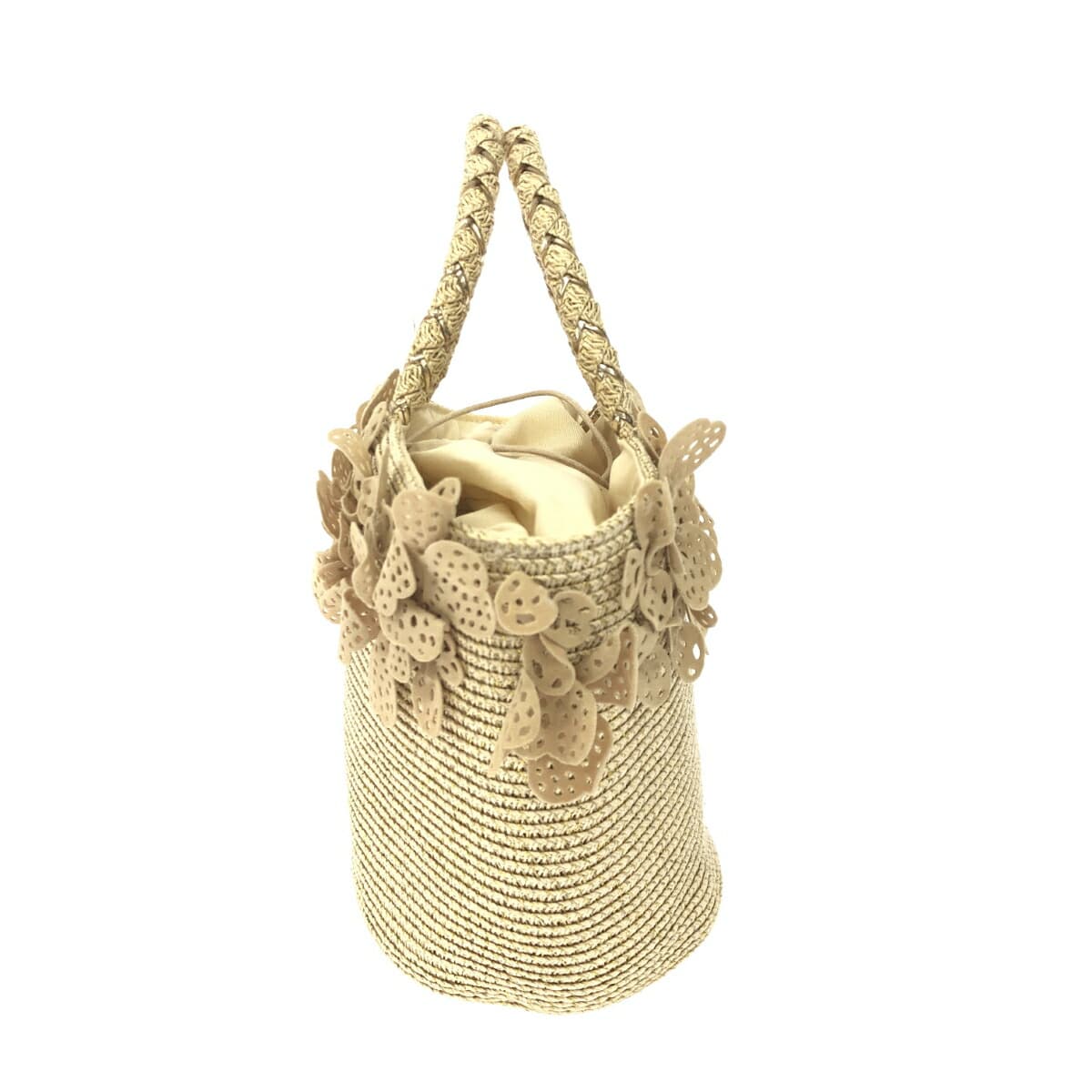 ANTEPRIMA MIST basket bag in good condition, fake straw, beige, ladies 2