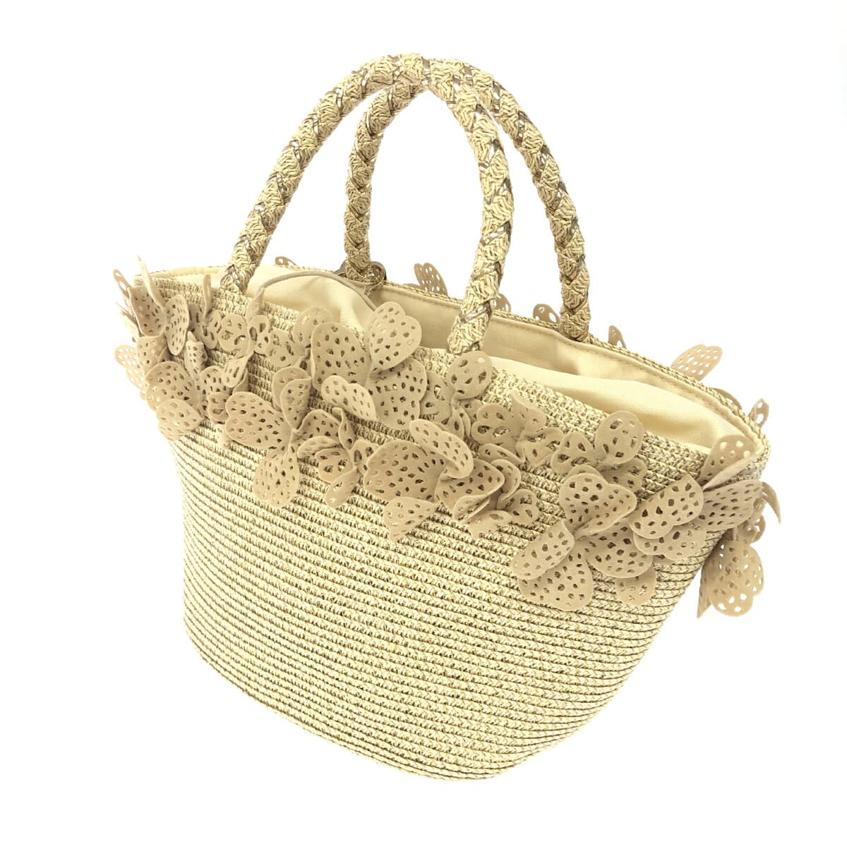 ANTEPRIMA MIST basket bag in good condition, fake straw, beige, ladies 3