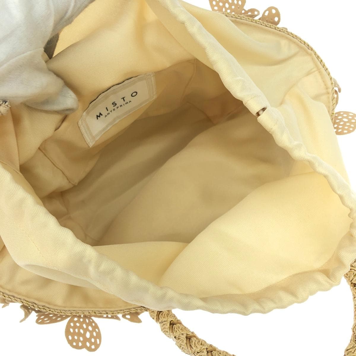 ANTEPRIMA MIST basket bag in good condition, fake straw, beige, ladies 6